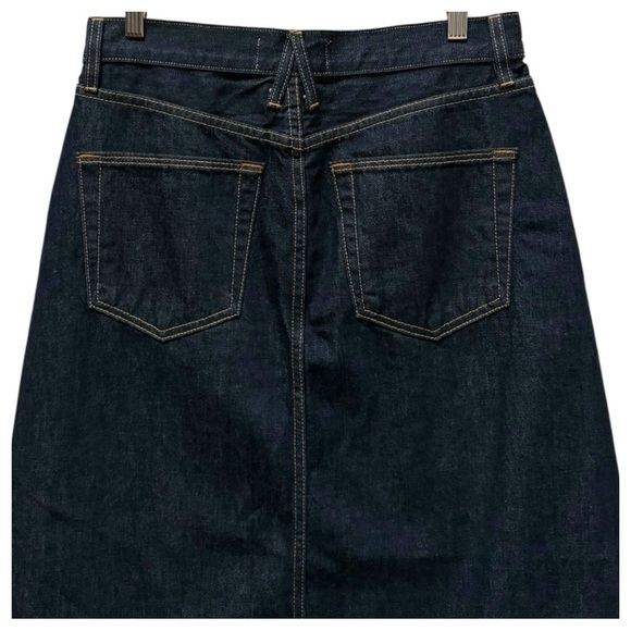 SLVRLAKE High Waist High Slit Denim Midi Skirt Size 26 NWOT - Picture 8 of 11